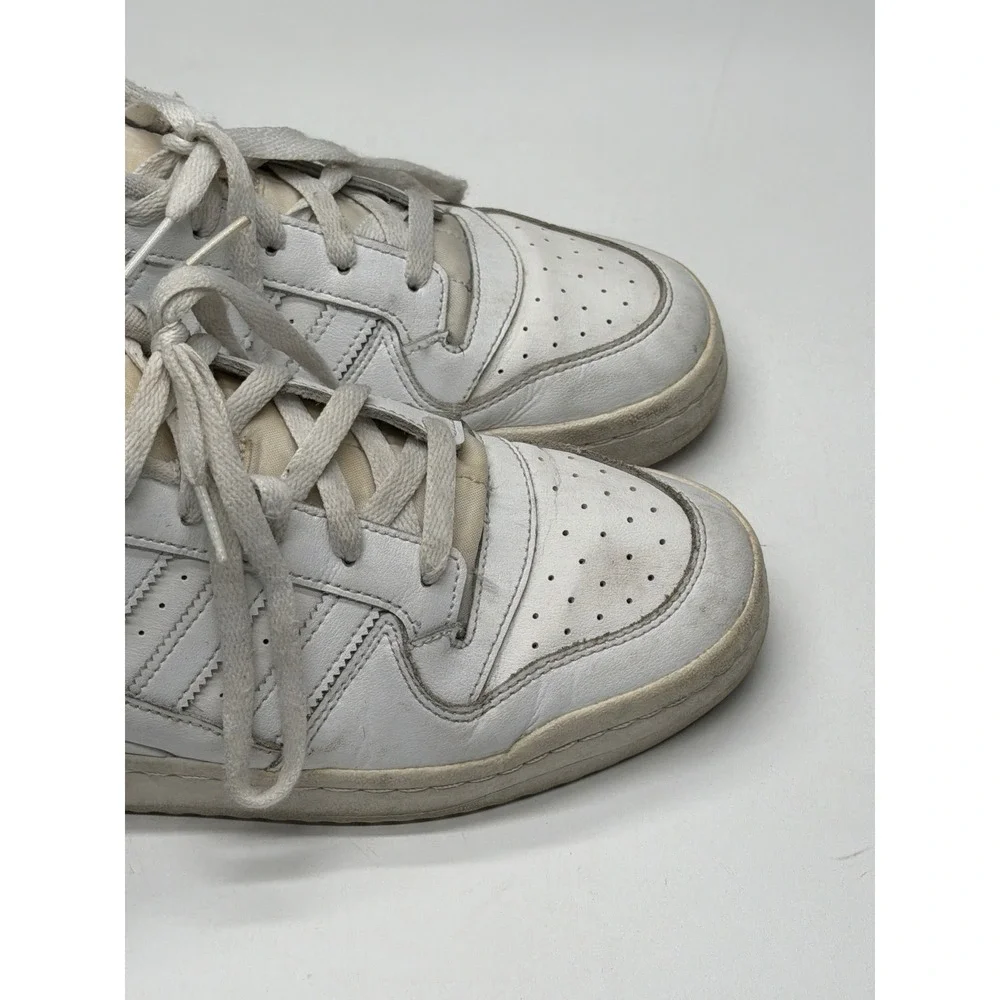 Adidas‎ Forum Low White Leather Casual Sneakers Men's Size 11.5